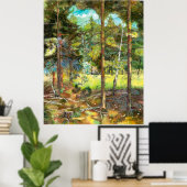 Kiefernwald Poster (Heimbüro)