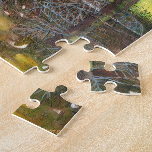 Kiefernwald Puzzle (Seite)