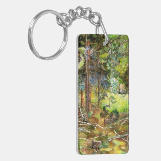 Kiefernwald Schlüsselanhänger (Vorderseite links)