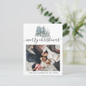 Kiefernwald Weihnachten Foto (Stehend Vorderseite)