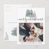 Kiefernwald Weihnachten Foto (Vorne/Hinten)