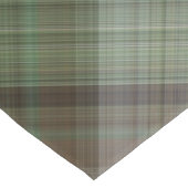 Kiefernwälder Grün und Braun Kariert Kurzer Tischläufer (Ecke)