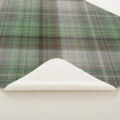 Kiefernwälder Grün und Braun Kariert Sherpadecke (3/4)