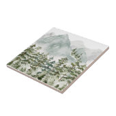 Kiefernwälder und Gebirge Aquarellbilder Fliese (Seite)