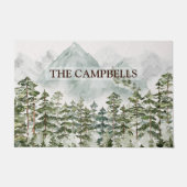 Kiefernwälder und -gebirge fußmatte (Vorderseite)