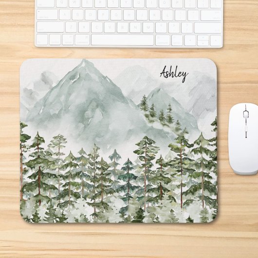 Kiefernwälder und -gebirge mousepad