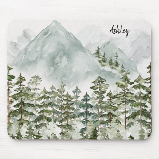 Kiefernwälder und -gebirge mousepad (Vorne)