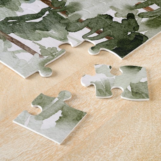 Kiefernwälder und -gebirge puzzle (Seite)