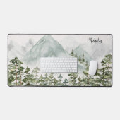 Kiefernwälder und -gebirge schreibtischunterlage (Tastatur & Maus)