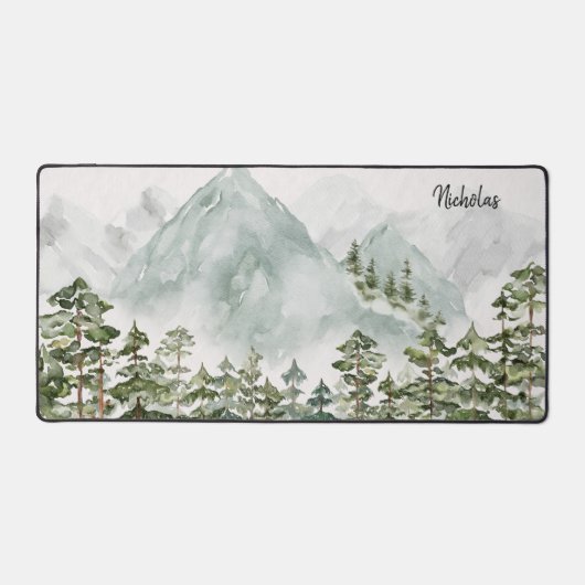 Kiefernwälder und -gebirge schreibtischunterlage (Vorderseite)