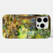 Kiefernwaldmalerei Aquarell Case-Mate iPhone Hülle (Rückseite (Horizontal))