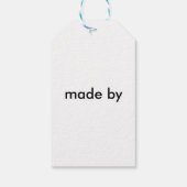 Kiefernwand Geschenkanhänger (Rückseite)