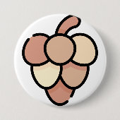 Kiefernzapfen Button (Vorderseite)