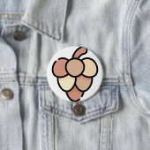 Kiefernzapfen Button (Beispiel)
