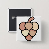 Kiefernzapfen Button (Vorne & Hinten)