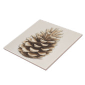 Kiefernzapfen Fliese (Seite)
