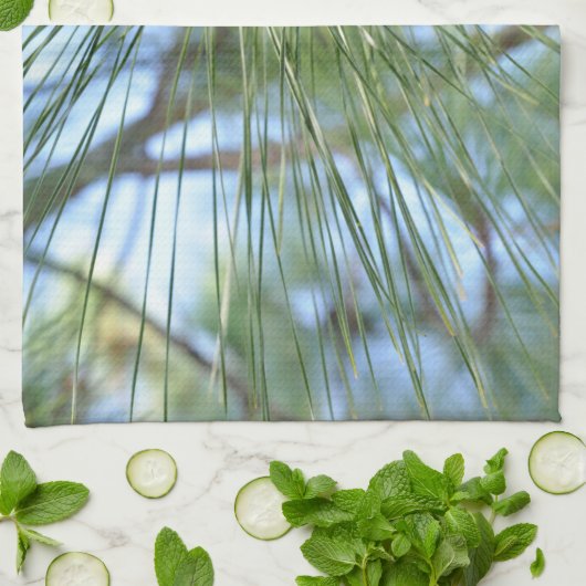 Kiefernzapfen Geschirrtuch (Gefaltet)