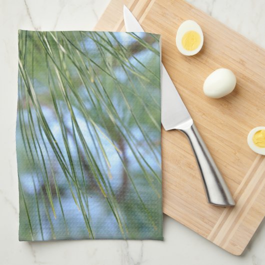 Kiefernzapfen Geschirrtuch (Viertel Falte)