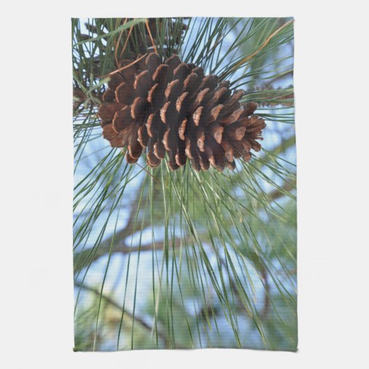 Kiefernzapfen Geschirrtuch (Vertikal)