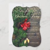 Kiefernzapfen, Glase, Weihnachtsgebäck für die Hol Einladung (Vorderseite)