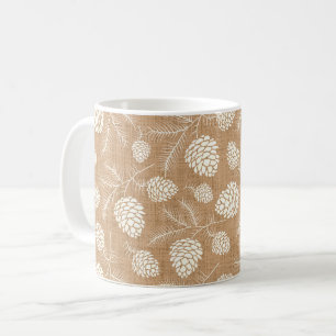 Kiefernzapfen Kaffeetasse
