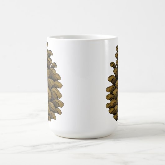 Kiefernzapfen Kaffeetasse (Mittel)