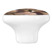 Kiefernzapfen Keramikknauf (Seitenansicht)