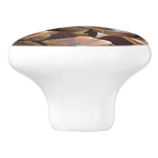 Kiefernzapfen Keramikknauf (Seitenansicht)