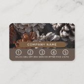 Kiefernzapfen, Konifer Treuekarte (Rückseite)