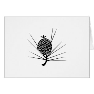 Kiefernzapfen mit Nadeln