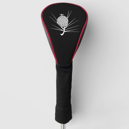 Kiefernzapfen mit Nadeln Golf Headcover (Vorderseite)