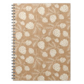 Kiefernzapfen Notizblock (Vorderseite)