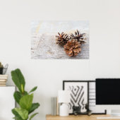 Kiefernzapfen Poster (Heimbüro)