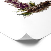 Kiefernzapfen Poster (Ecke)