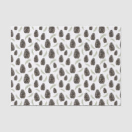 Kiefernzapfen und Nadeln - Gewebepapier Seidenpapier