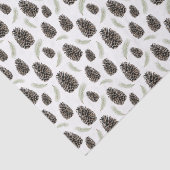 Kiefernzapfen und Nadeln - Gewebepapier Seidenpapier (Ausschnitt)