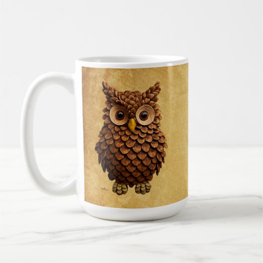 Kiefernzapfeneule Kaffeetasse (Links)