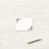 Kiefernzweig, Ball, Bow Post-it Klebezettel (Auf Schreibtisch)