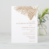 Kiefernzweig | Einladung zum Winterwaldhochgehen (Stehend Vorderseite)