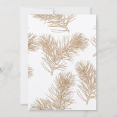 Kiefernzweig | Einladung zum Winterwaldhochgehen (Rückseite)