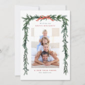 Kiefernzweig Rahmen 2 Foto Weihnachten (Vorderseite)