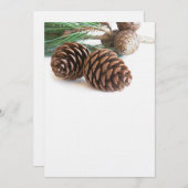 Kiefernzweig und -kegel (Vorne/Hinten)