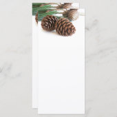 Kiefernzweig und -kegel (Vorne/Hinten)