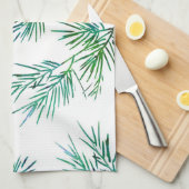 Kiefernzweige Geschirrtuch (Viertel Falte)