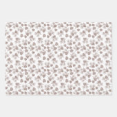 Kiefernzweige Kiefernkone Rustikal Geschenkpapier Set (Vorderseite)