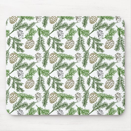Kiefernzweige Mousepad (Vorne)