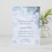 Kiefernzweige, Schneeballlichter Einladung (Stehend Vorderseite)