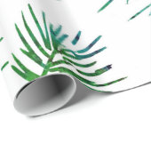 "Kiefernzweige" - Seidenmuster Geschenkpapier (Rolleneckpunkt)