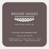 Kieferorthopädie Business Promo Sticker (Vorderseite)