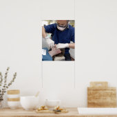 Kieferorthopädie, die Zahnspange eines Poster (Küche)